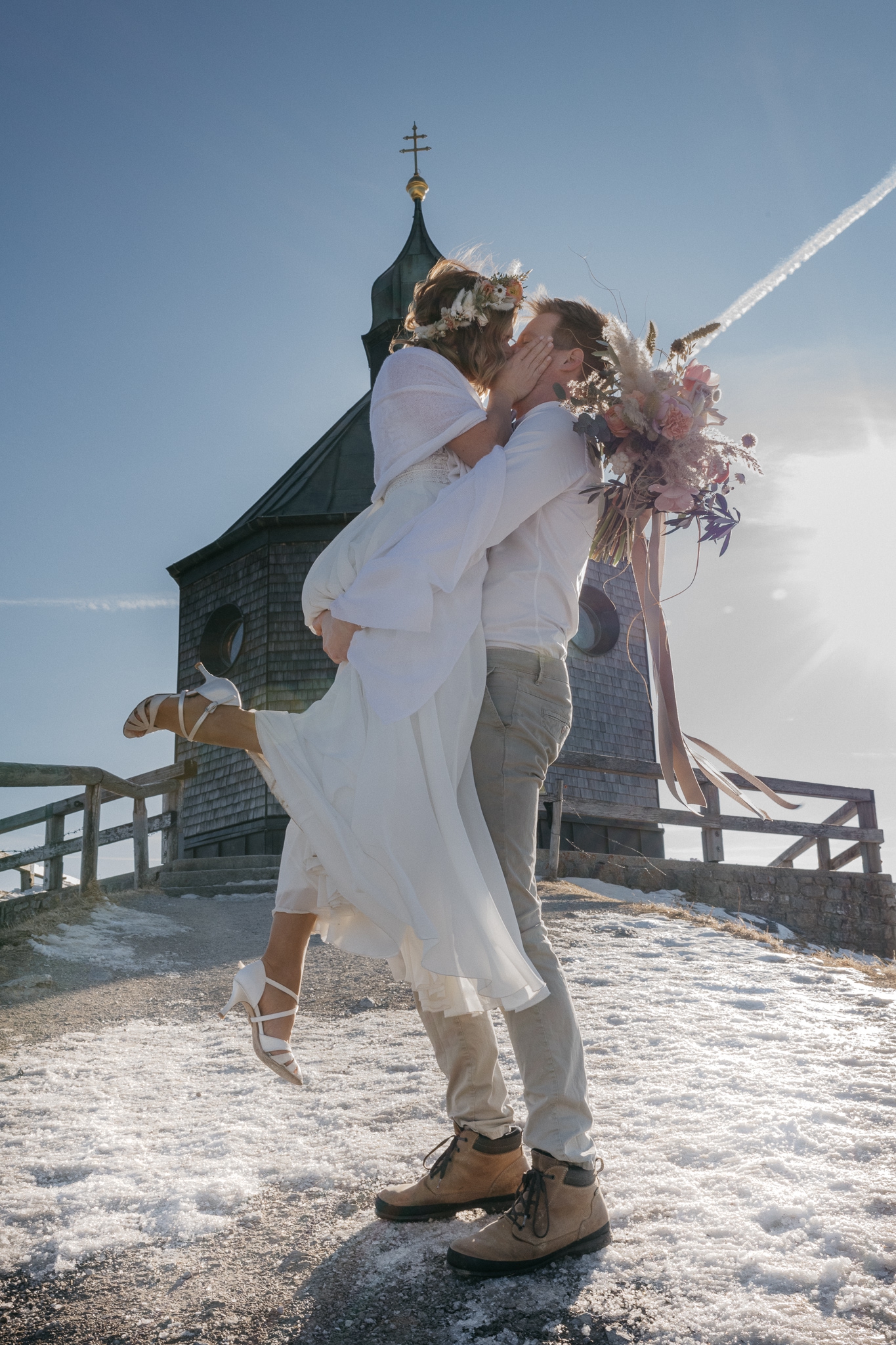 Hochzeitsfotografin München - Freie Trauung - Berghochzeit